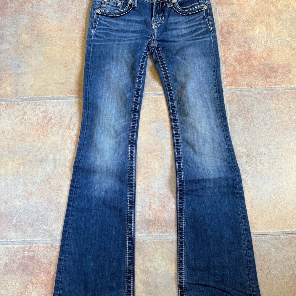 Miss Me Kids Blue Flared Jeans